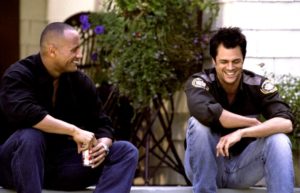 WALKING TALL, The Rock, Johnny Knoxville, 2004, (c) MGM